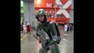 Chips Dubbo Flood Hunter  Halo CE Marine Cosplay [upl. by Liv]