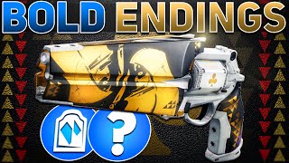 How Good is Bold Endings Stasis Heavy Burst Hand Cannon  Destiny 2 The Final Shape [upl. by Alitha]