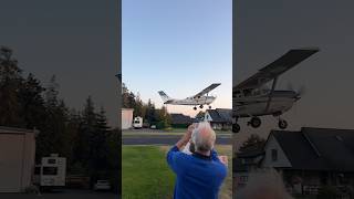 Airpark Living  Cessna Turbo 206 sunset takeoff in Super Slow Motion [upl. by Eniladam]