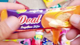 Satisfying Video  Deal wafers ASMR  eating asmr candies [upl. by Ardnasela]