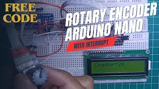 Arduino rotary encoder with interruptions  Free Code [upl. by Tatianna]