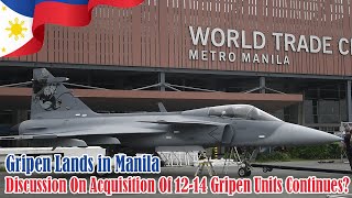 Gripen Lands in Manila Whats NEXT [upl. by Laekcim252]