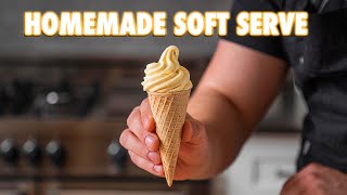 Homemade Soft Serve Frozen Custard [upl. by Teresina]