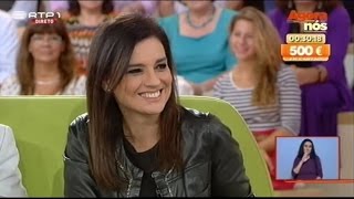 Cristina Esteves no Agora Nós da RTP1 [upl. by Locklin]