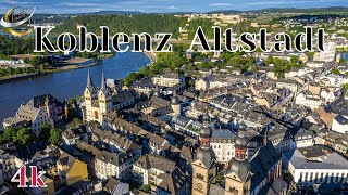 Koblenz Altstadt  Germany City 2024 Walking Deutschland Tour 4K  60fps HDR [upl. by Annil]