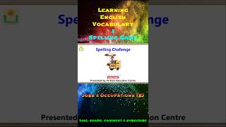 Learning English Vocabulary amp Spelling Game Jobs amp Occupations 8 [upl. by Ain]