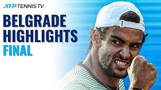 Matteo Berrettini vs Aslan Karatsev  Serbia Open 2021 Final Highlights [upl. by Atalie13]