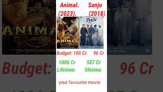 Animal vs sanju movie comparison sanju vs animal movie comparison shorts animal sanju [upl. by Doroteya]