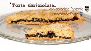 Torta Sbriciolata con Cioccolata e Amarene Fabbri [upl. by Naejeillib]