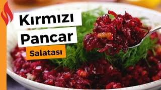 Kırmızı Pancar Salatası Tarifi  Nasıl Yapılır [upl. by Nallac]