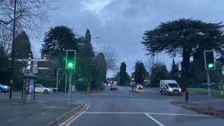 Driving around Birmingham  5 Moseley  Alcester Road to Cotton Lane  England UK 2021 [upl. by Lilahk]