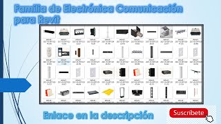 Descarga Familia de Electrónica Comunicacion para Revit [upl. by Shelburne]