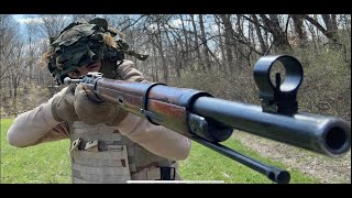 Mosin Nagant m9130 Tula Hex Firing POV [upl. by Neroled628]