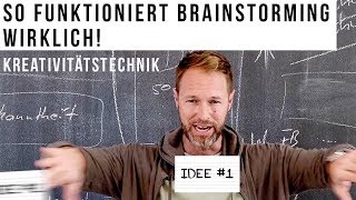 Der Inspiration amp Kreativitätstechnik Klassiker  BRAINSTORMING  Kommunikationsagentur erklärts [upl. by Humble]