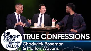 True Confessions with Chadwick Boseman and Marlon Wayans [upl. by Crispen986]