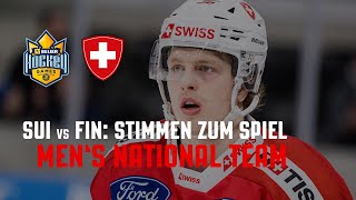 Switzerland vs Finland  Stimmen zum Spiel  Beijer Hockey Games  Mens National Team [upl. by Sher]