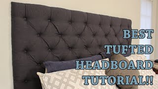 How to Make Your Own Tufted Headboard [upl. by Raymond]