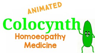 Colocynthis  Colocynth Homeopathy Medicine  Allens Keynotes Animated Series  Materia Medica [upl. by Rossing]