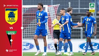 TorpfostenShow in Düren  1FC Düren  FC WegbergBeeck  Regionalliga West [upl. by Mackintosh]