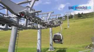 Finkenberger Almbahnen zum Penken im Sommer Zillertal  Tuxer Alpen [upl. by Nirrat]