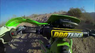 2000 Kawasaki KDX200 at Boulders ohv [upl. by Xyno]