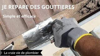 Réparation de gouttières en zinc [upl. by Aia]