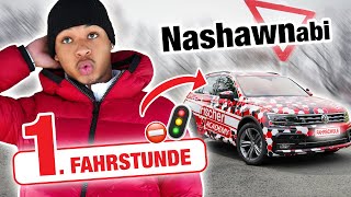 Erste Fahrstunde SCHALTUNG mit Nashawn 😮‍💨  Fischer Academy  Die Fahrschule [upl. by Elfrieda]