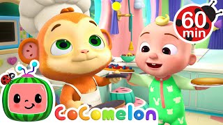 Mochi the Monkeys Cooking Show Animal Chef  CoComelon  Animal Time  Nursery Rhymes for Babies [upl. by Mij880]