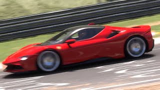 Ferrari SF90 Stradale Test At Nurburgring  Forza Motorsport [upl. by Pravit]