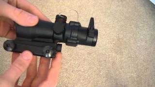 SFA Replica Acog scope 1x32 review and unboxing [upl. by Koeppel]