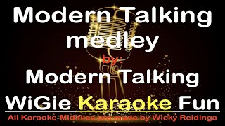 Backingtrack with lyrics Modern Talking medley  Modern Talking [upl. by Weitzman]