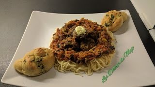 Boulettes de viande hachée farcies au fromage pain à lail et au persil [upl. by Ojiram]