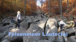 Felsenmeer in Lautertal  Odenwald [upl. by Armalla76]