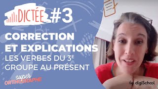 Dictée de phrase 3  correction et explications [upl. by Cath]