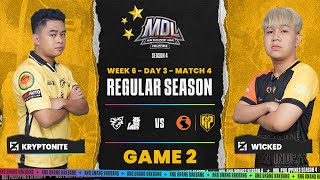 MDL PH S4  W6D3  ONL VS APDX  GAME 2 [upl. by Navillus]