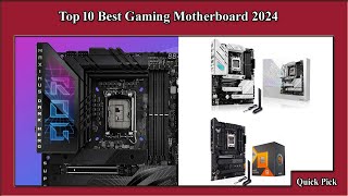 ✅ Top 10 Best Gaming Motherboard 2024  Best Gaming Motherboard [upl. by Olcott]