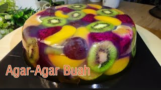 Agaragar Buah sangat cantik kemenjadiannya Tanpa oven [upl. by Ahsa867]