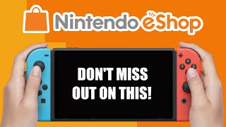 The Biggest Nintendo Switch eShop Sale Happening NOW [upl. by Granese243]