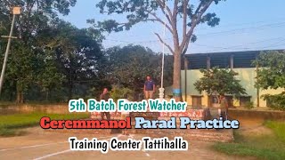 5th Batch Forest WatcherTraining Center Tattihalla Ceremmanol Parad  ftc [upl. by Amberly]