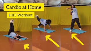 10 MIN Cardio at Home HIIT Workout  Prashant Maurya [upl. by Rochkind]