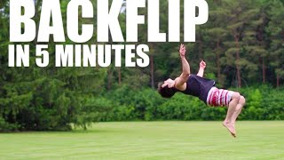 Learn How to Backflip in 5 Minutes  ASAP [upl. by Halehs853]