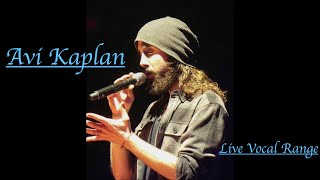 Avi Kaplan Live Vocal Range E1E♭5 [upl. by Rozina]