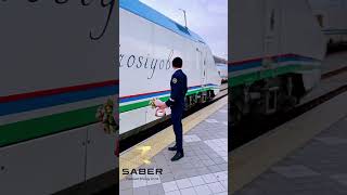 High speed train Afrosiyob [upl. by Argella]