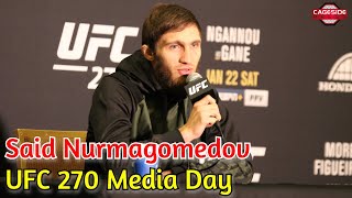 Said Nurmagomedov on Preparing for Cody Stamann Eating Pizza During a Weight Cut  UFC 270 [upl. by Aicilas]