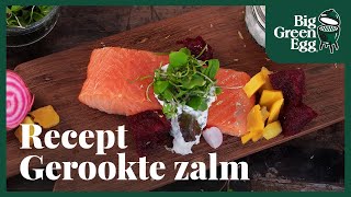 Gerookte zalm  Big Green Egg recept [upl. by Qiratla201]