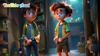 YouTube Asad kids cartoon horror story cartoon youtube horrorstorys home خوفناک مکان کہانی [upl. by Nani]