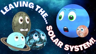 Solar System Planets  Neptune leaves the Solar System  Planets for Kids [upl. by Jegar]