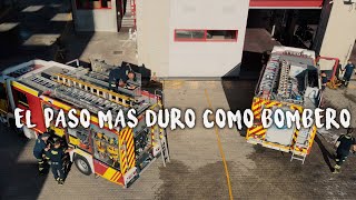 EL PASO MÁS DURO COMO BOMBERO 🚒  PARQUE 11 Bomberos de Madrid [upl. by Fish]