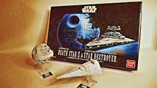 Bandai Model Kit STAR WARS Death Star II amp Star Destroyer [upl. by Layol]