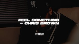 Chris Brown  Feel Something SUBTITULADO AL ESPAÑOLLETRA [upl. by Naneik12]